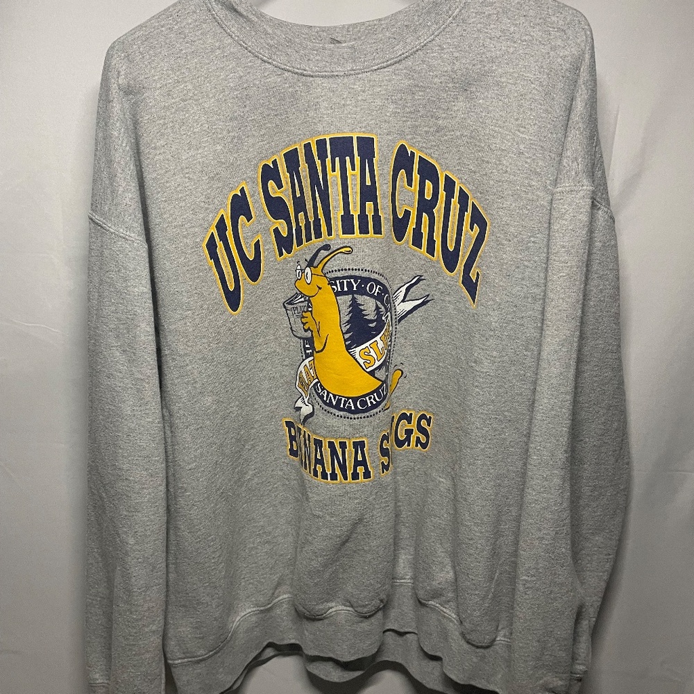 Vintage 90’s UC Santa Cruz Banana Slugs University Crewneck Sweatshirt